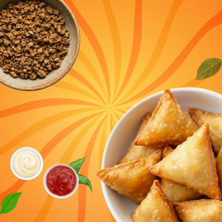 Beef Qeema Samosa