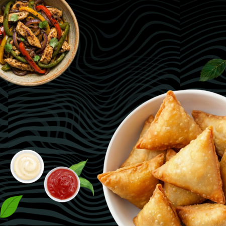 Chicken Fajita Samosa
