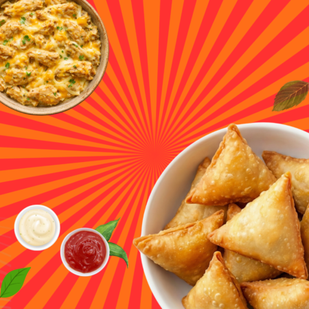 Chicken Cheese Samosa